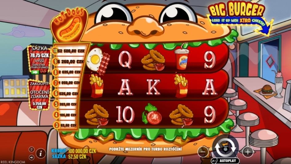 Big Burger Load it up with Xtra cheese od Pragmatic Play