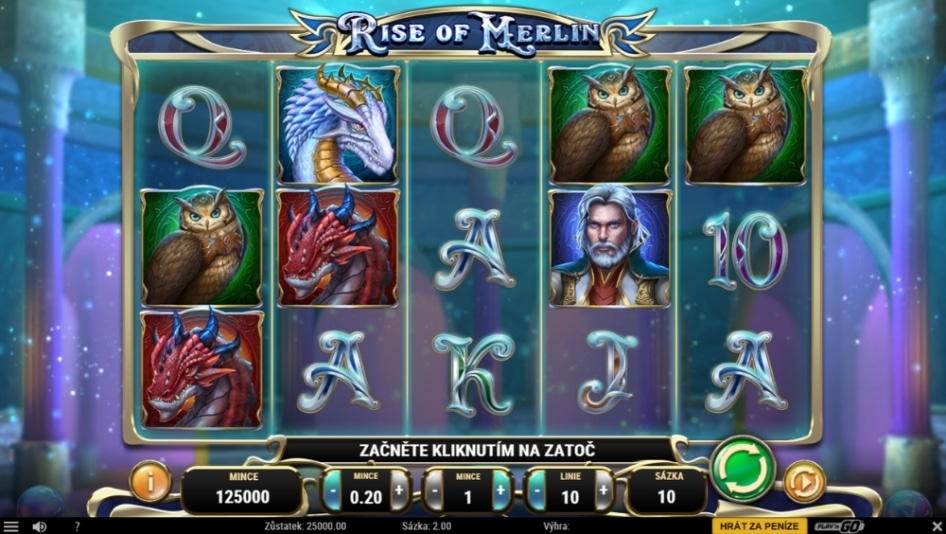 Rise of Merlin od Play'n GO