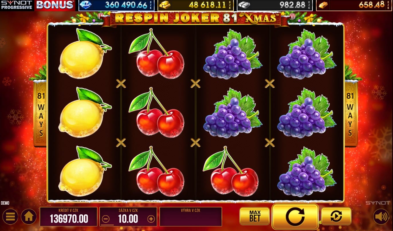 Respin Joker 81 Xmas automat demo
