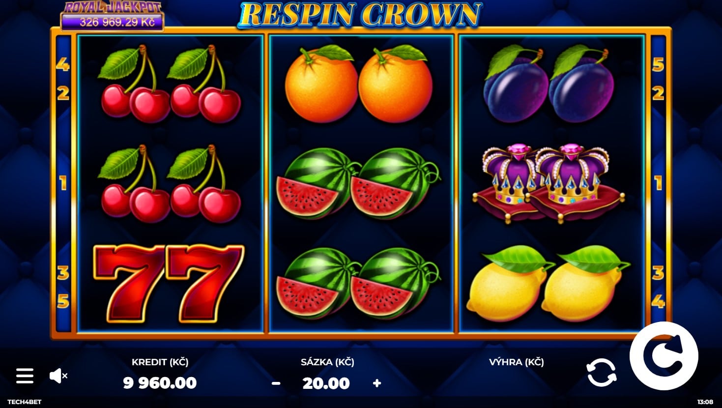 Respin crown od Tech4bet