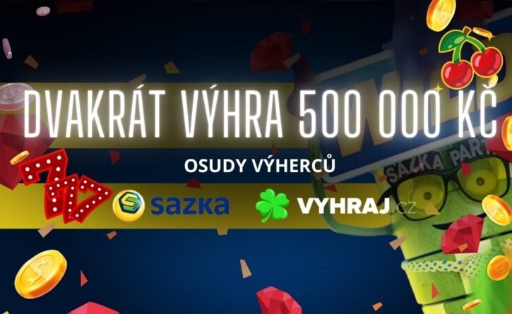 Sazka hry rozdaly dvě výhry po půl milionu!