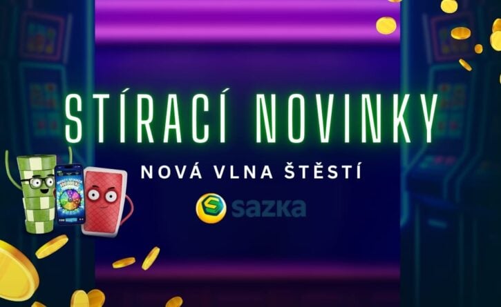 Sazka přináší nové online stírací losy!