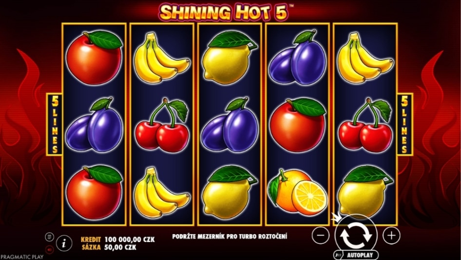 Shining Hot 5 od Pragmatic Play