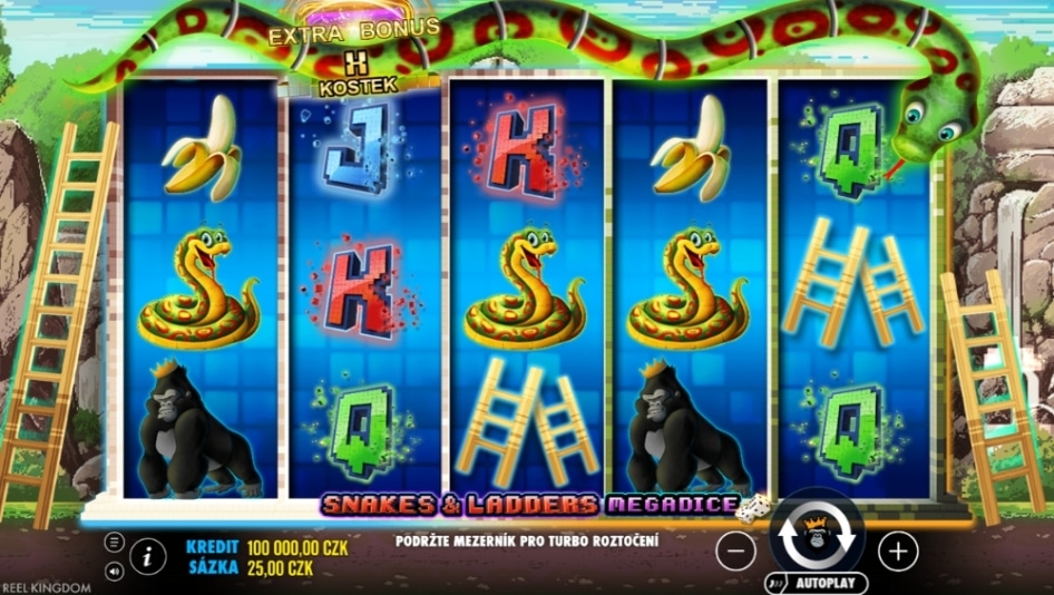 Snakes and Ladders Megadice od Pragmatic Play