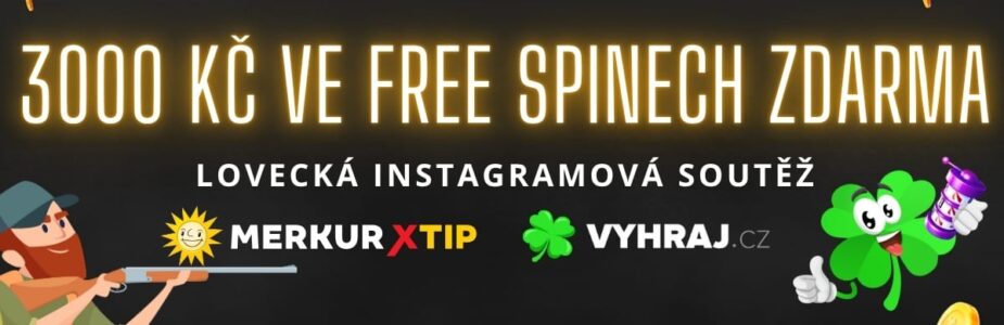 Soutěž o 3000 Kč ve free spinech s Merkurem
