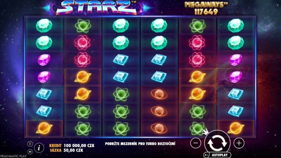 Starz Megaways od Pragmatic Play