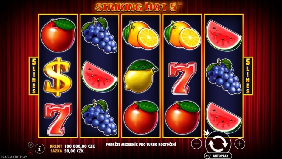 Striking Hot 5 od Pragmatic Play