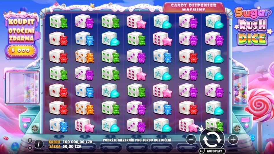 Sugar Rush Dice od Pragmatic Play