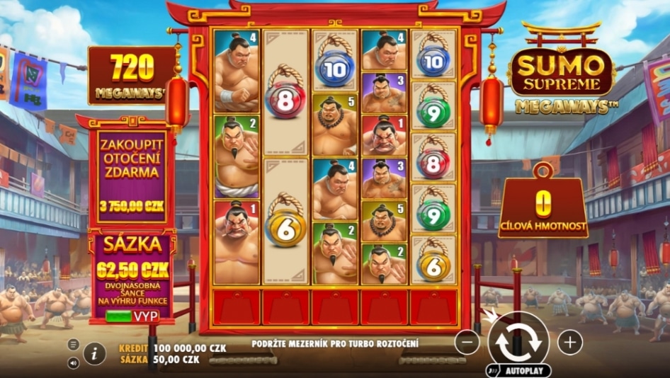 Sumo Supreme Megaways od Pragmatic Play