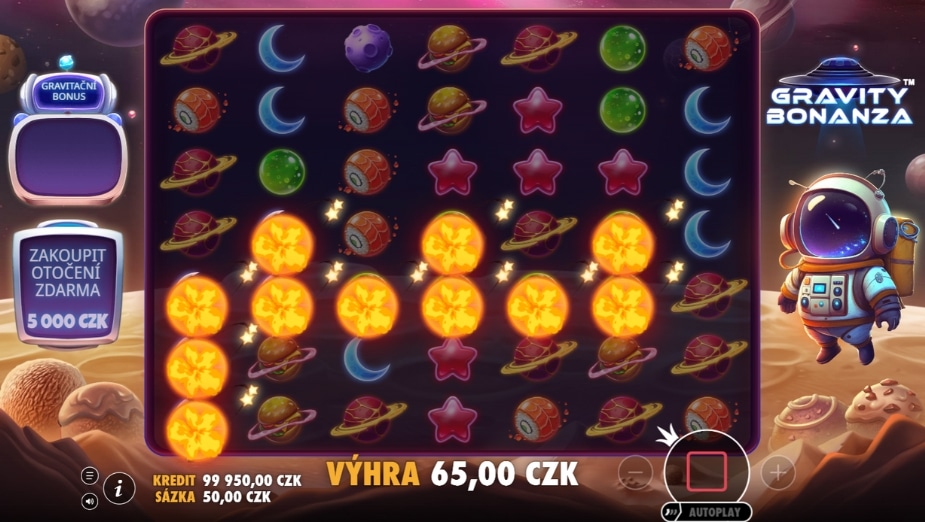 Téma a symboly Gravity Bonanza