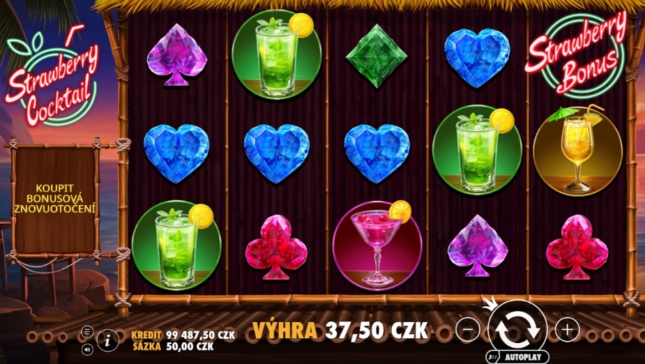 Téma a symboly Strawberry Cocktail