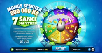 Ukázka nesetřeného losu Money spinner