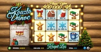 Ukázka setřeného losu Kouzlo Vánoc