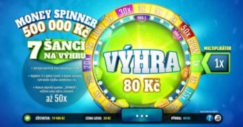 Ukázka setřeného losu Money spinner
