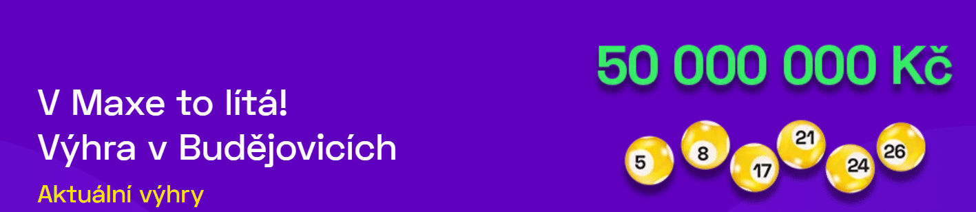 Výhra u Maxy banner