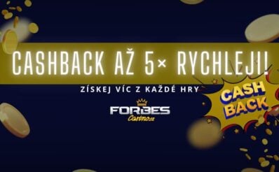 Získej u Forbesu cashback až 5X rychleji