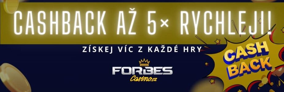 Získej u Forbesu cashback až 5X rychleji