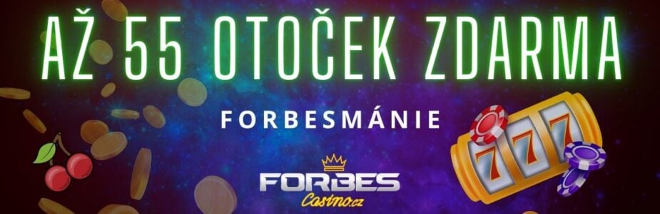 Až 55 otoček zdarma u Forbes casina