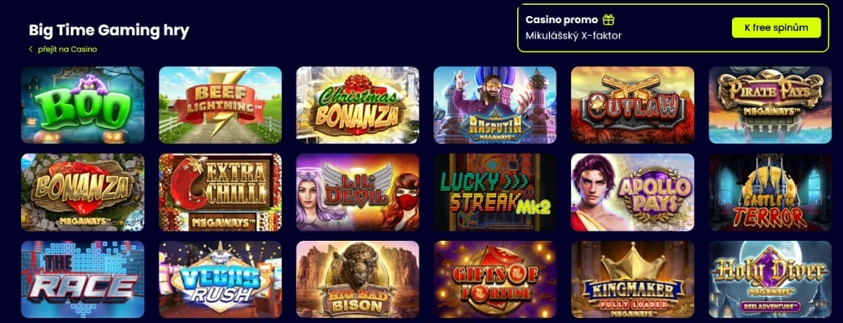 Big Time Gaming u Kingsbetu