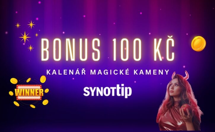 Bonus 100 Kč u Synottipu