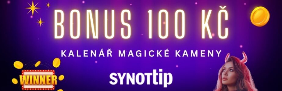 Bonus 100 Kč u Synottipu