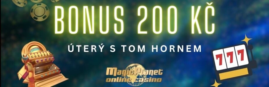 Bonus 200 Kč u Magic Planet