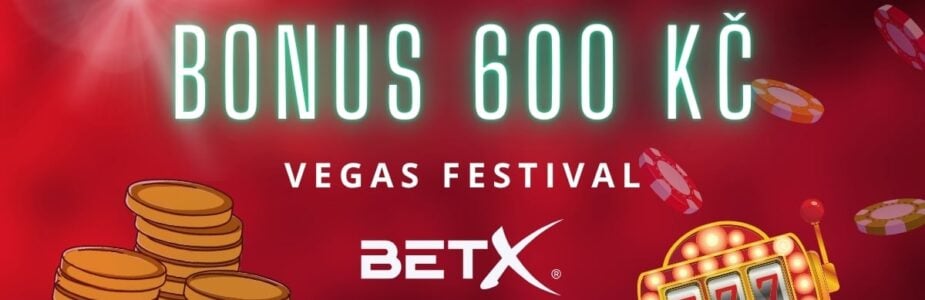 Bonus 600 Kč u BetX