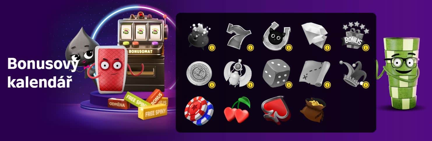 Bonusový kalendář políčka