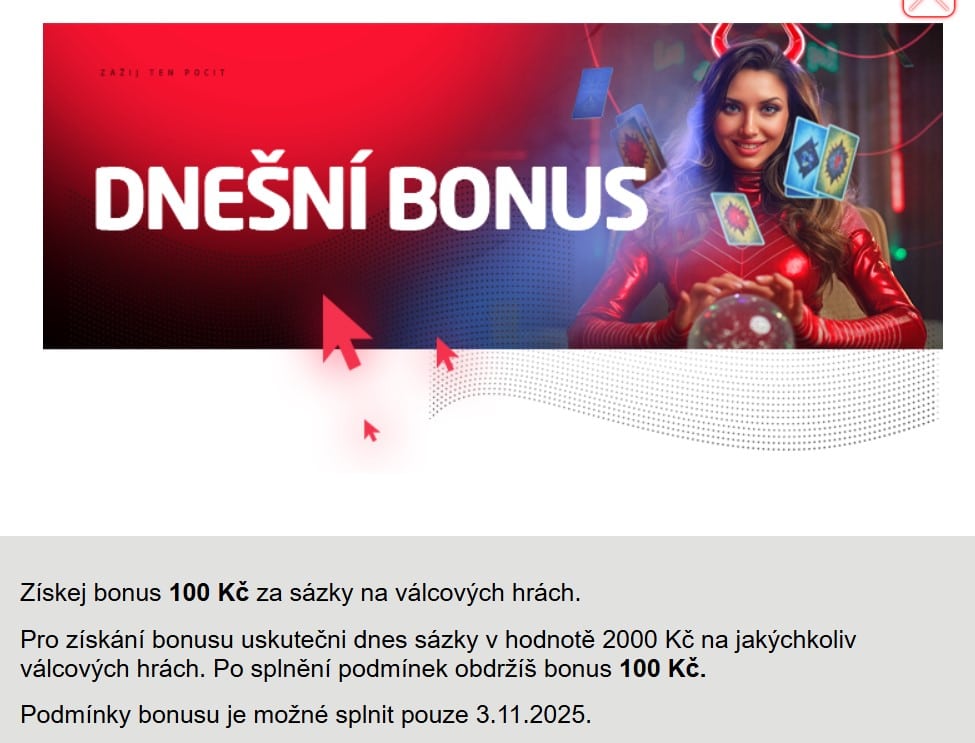 Dnešní bonus z kalendáře