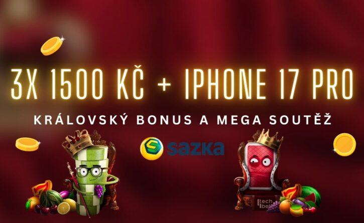 Královský bonus 3x 1500 Kč a soutěž na Sazce