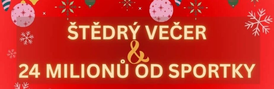 Štědrý večer se Sazkou je tady Odnes si jeden ze 24 milionů korun.