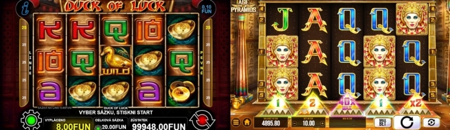 Vybrané hry u Dědka