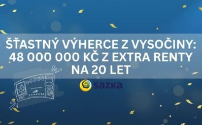 Výherce Loterie z Vysočiny na Sazce