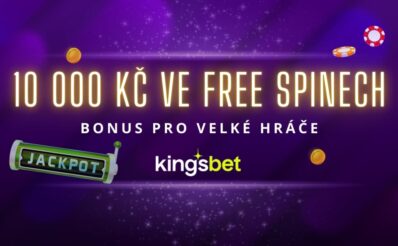 Bonus 10 000 Kč ve free spinech u Kingsbetu
