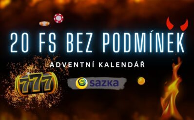 20 free spinů bez podmínek u Sazky