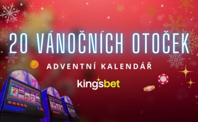 20 vánočních free spinů u Kingsbetu