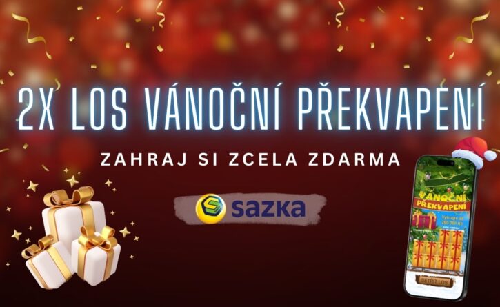 2x stírací los Vánoční Překvapení u Sazky