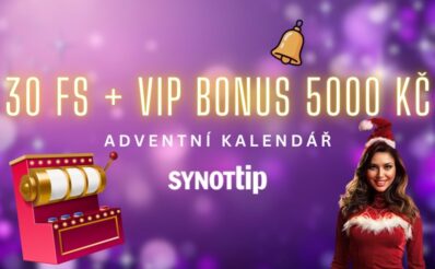 30 FS + VIP bonus 5000 Kč