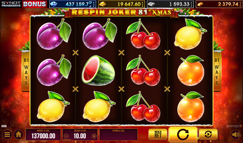 Automat Respin Joker 81 Xmas