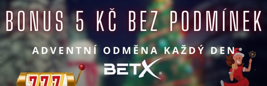 BetX 5 Kč bez podmínek