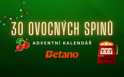 Betano 30 free spinů adventní kalendář