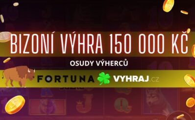 Fortuna hráč vyhrál 150 tisíc korun!