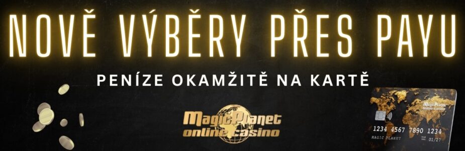 Magic Planet nově výběry přes Payu
