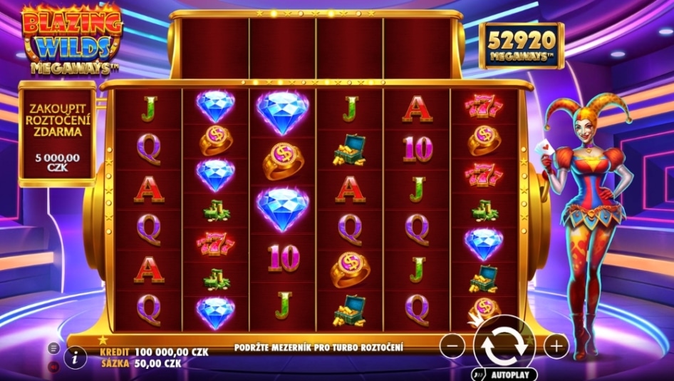 Blazing Wilds Megaways od Pragmatic Play