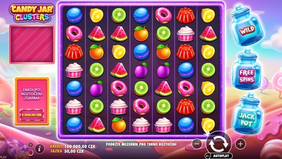 Candy Jar Clusters od Pragmatic Play