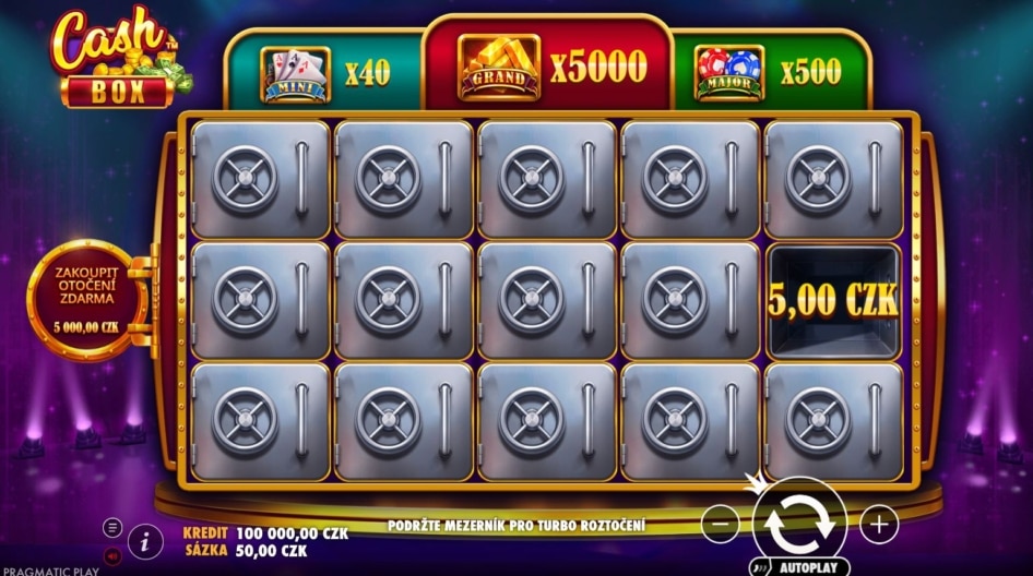 Cash box od Pragmatic Play