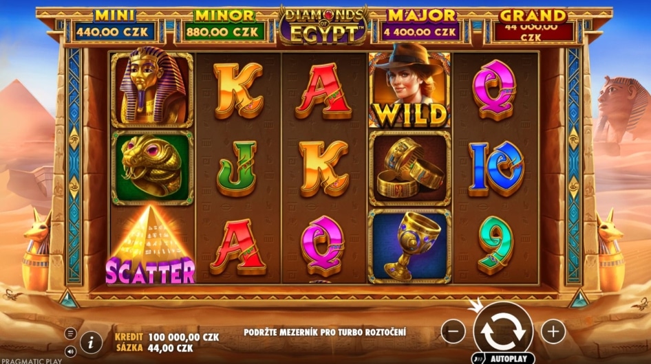 Diamonds Of Epygt od Pragmatic Play