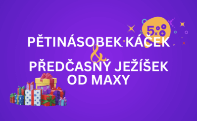 Užij si další Mega čtvrtek a předčasného Ježíška od Maxy!