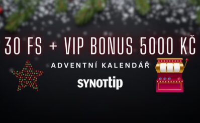 Synottip 30 FS + bonus 5000 Kč