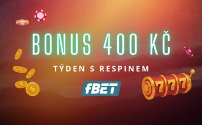 Týdenní bonus 400 Kč u fBET